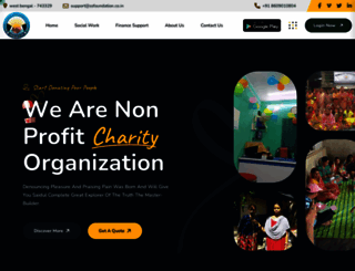ssfoundation.co.in screenshot