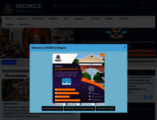 ssgmce.ac.in screenshot