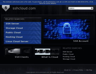 sshcloud.com screenshot