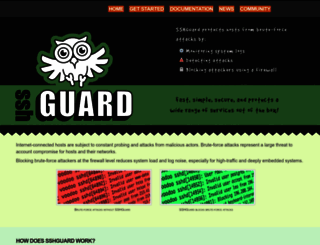 sshguard.net screenshot