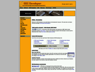 ssi-developer.net screenshot