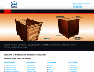 ssicwoodenpackaging.com screenshot