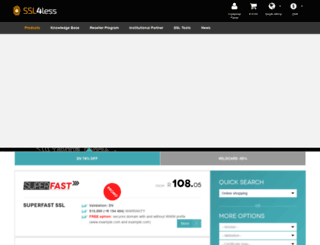 ssl4less.co.za screenshot