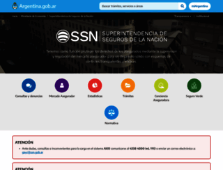ssn.gob.ar screenshot