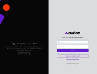 sso.aurion.com screenshot
