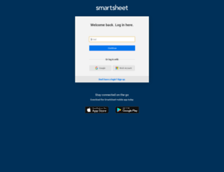 sso.smartsheet.com screenshot