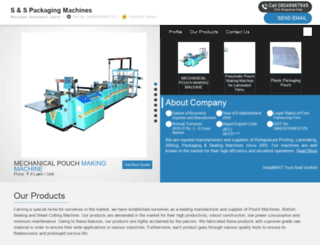 sspackmachine.com screenshot