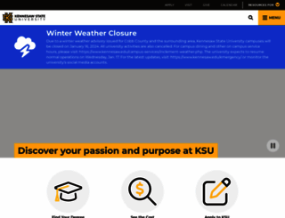 sss.kennesaw.edu screenshot