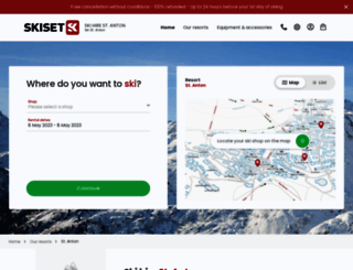 st-anton.skiset.co.uk screenshot