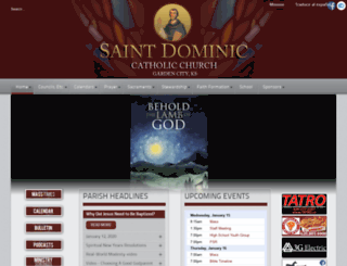 st-dominic.org screenshot