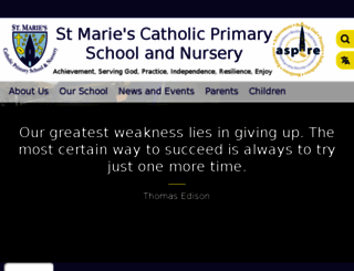 st-maries-catholic-primary-school-nursery.stage-primarysite.net screenshot