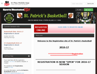 st-patrick-s-basketball.sportssignupapp.com screenshot