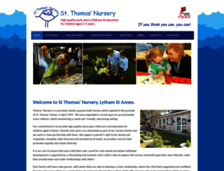 st-thomas-nursery.co.uk screenshot