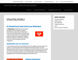 staatsloterijloten.nl screenshot