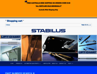 stabilus-struts.com.au screenshot
