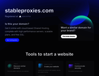 stableproxies.com screenshot
