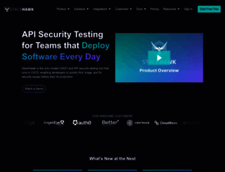 stackhawk.com screenshot