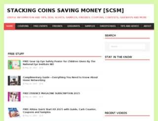 stackingcoinssavingmoney.com screenshot