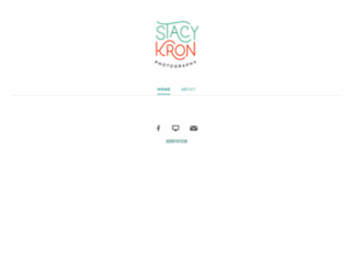 stacykron.shootproof.com screenshot