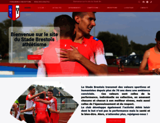 stade-brestois-athletisme.org screenshot