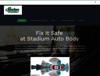 stadiumautobody.com screenshot