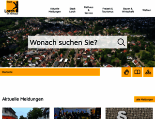 stadt-lorch.de screenshot