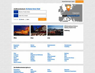 stadtbranchenbuch.at screenshot