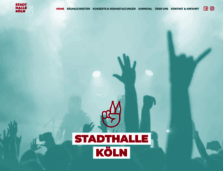 stadthalle-koeln-muelheim.de screenshot
