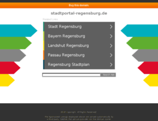 stadtportal-regensburg.de screenshot