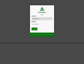 staff.abu.edu.ng screenshot