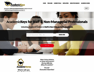 staff.academickeys.com screenshot
