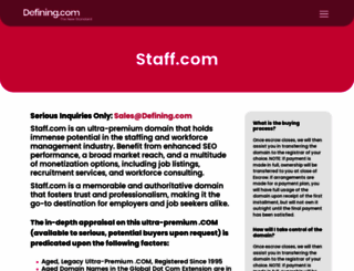 staff.com screenshot