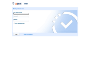 staff.ezshift.com screenshot