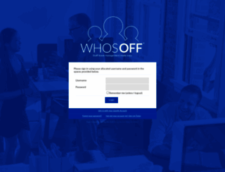 staff.whosoff.com screenshot