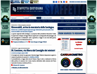 staffettaonline.com screenshot