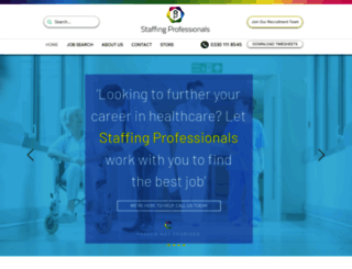 staffingprofessionals.co.uk screenshot