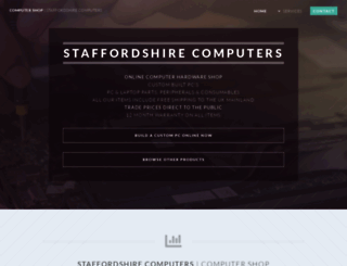 staffordshire-computers.co.uk screenshot