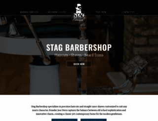 stagbarbershop.com screenshot