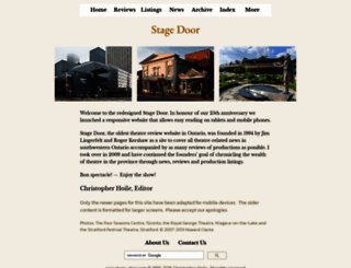 stage-door.com screenshot