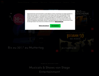 stage-entertainment.de screenshot