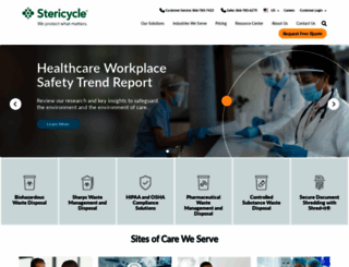 stage-us.stericycle.com screenshot