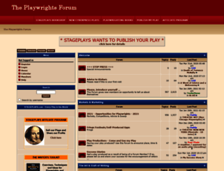 stageplays-forum.com screenshot