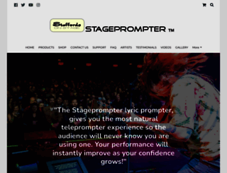 stageprompter.co.uk screenshot