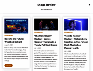 stagereview.co.uk screenshot