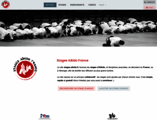 stages-aikido.fr screenshot