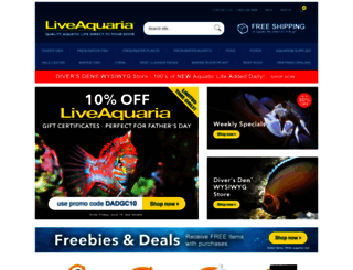 staging.liveaquaria.com screenshot