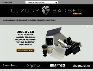 staging.luxurybarber.com screenshot