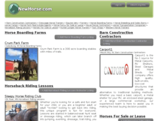 staging.newhorse.com screenshot
