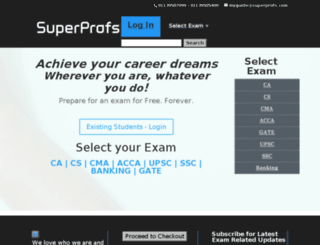 staging.superprofs.com screenshot