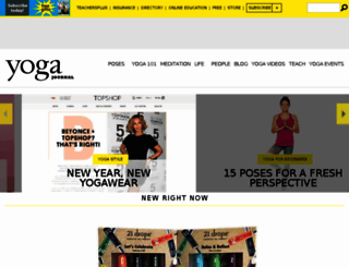 staging.yogajournal.com screenshot